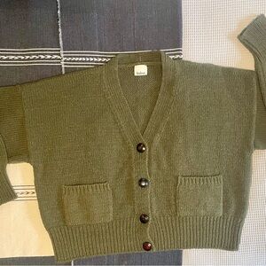 Babaa Cardigan No 17 Kelp